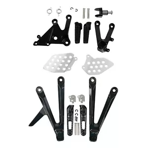 Driver & Passenger Foot Pegs Bracket Fit For Honda CBR600RR CBR 600RR 2005-2006 - Picture 1 of 18
