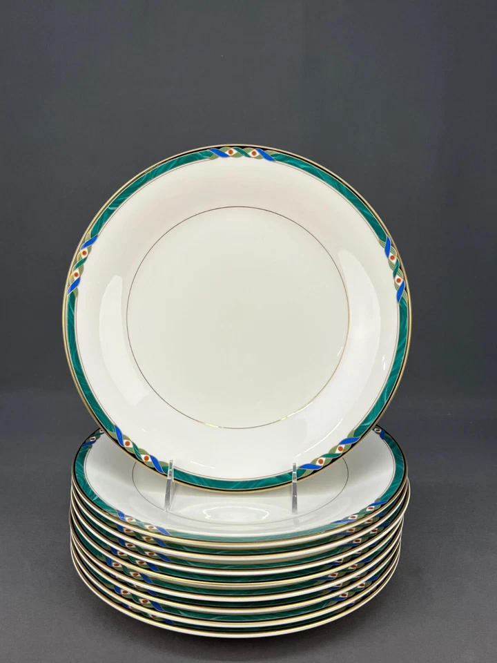 9 platos de cena MIKASA Campayne 10 1/2" CAG19; como nuevos 1996 Foto 1 de 4