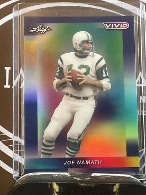 2024 Leaf Vivid JOE NAMATH New York Jets футбол 2/7 - Изображение 1 из 3