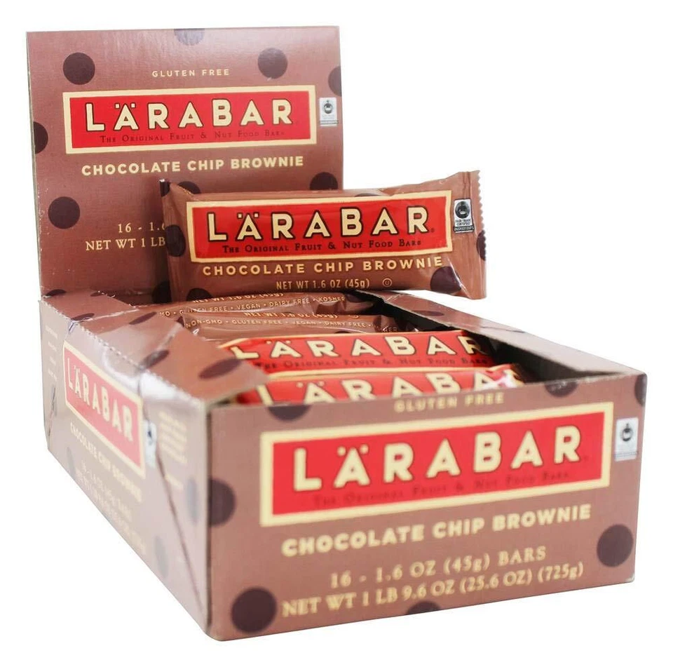Larabar Chocolate Chip Brownie Fruit & Nut Bar 1.6 Oz