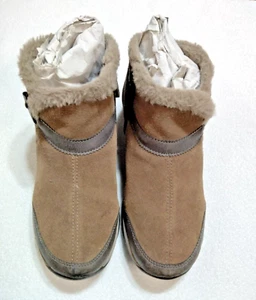 Womens Easy Spirit Eppie Ankle Boots Medium Brown ~ Size 9 - Picture 1 of 11