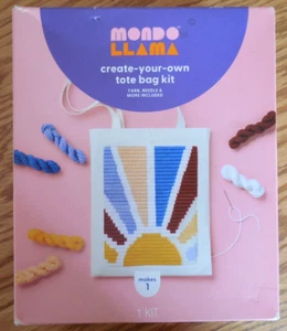 NEW/SEALED Mondo Llama "Create Your Own Tote Bag" Kit - Picture 1 of 4