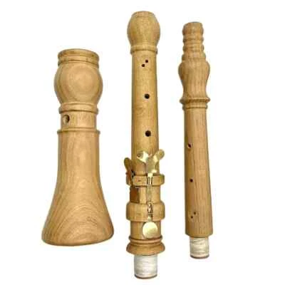 Oboe profesional estilo barroco alemán, A - 440HZ, cuerpo de madera dura, caña libre Foto 1 de 4