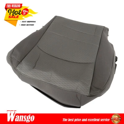 Fit For 2013-2018 Dodge Ram 1500 2500 3500 Gray Driver Bottom Fabric Seat Cover - Image 1 of 4