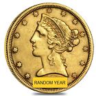 $5 Gold Half Eagle Liberty Head - Ex Jewelry (Random Year)