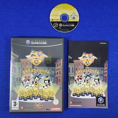 gamecube ANIMANIACS The Great Edgar Hunt Game Nintendo *PAL UK VERSION* - Image 1 of 4