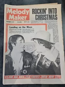 Melody Maker December 3rd 1977, Keith Moon Cover The Jam Concert Advert - Imagen 1 de 4
