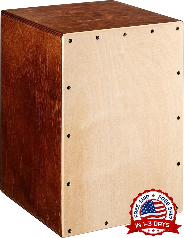 Jamón Jam Con Caja Y Tono De Bajo Para Música Acústica (Marrón Claro/Natural) Foto 1 de 4