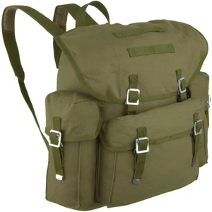 OLD BW GERMAN ARMY MILITARY BACKPACK PACK HIKING CAMPING RUCKSACK 30L OLIVE OD - Picture 1 of 1