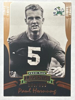 2006 Press Pass Legends Bronze, Paul Hornung #ed 269/999, Card #B69 - Image 1 of 2