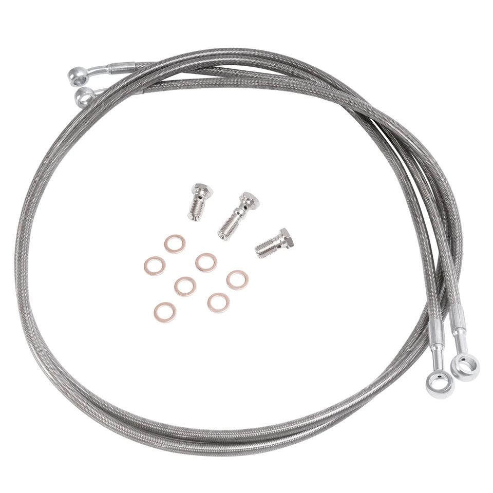 Brake Lines + 3" For Yamaha Raptor 125/250 Raptor 350 04-13 Warrior 350 87-04 - Image 1 of 4