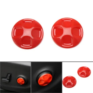 Seat Lumbar Support Adjustment Button Decor Cover for Jeep Grand Cherokee 11-20 - Picture 1 of 8