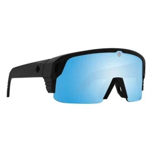 Spy Optic Monolith 5050 Sunglasses Matte Black Happy Boost Polar Ice Blue Mirror - Picture 1 of 1