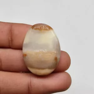 Oval shape 35ct Natural multi colour montana agate cabochon agate gemstone M6813 - Picture 1 of 5