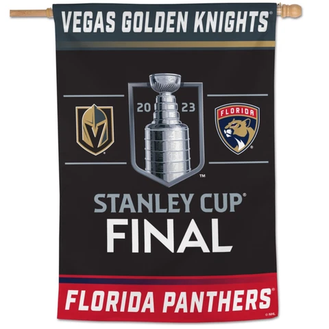 VEGAS GOLDEN KNIGHTS FLORIDA PANTHERS STANLEY CUP 28"X40" HOUSE FLAG WALL BANNER Cover