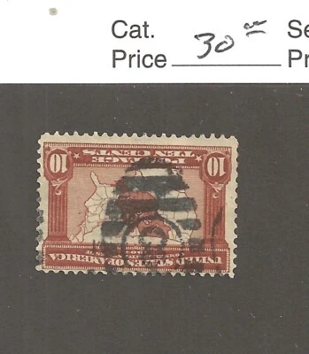 # 327, 10 cent brown, 1904, Louisiana Purchase ,cv $35 - Image 1 of 2