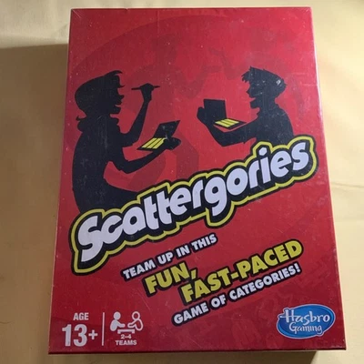 Scattergories Board Game Classic Game for Family and Friends Hasbro New Sealed - Image 1 of 2