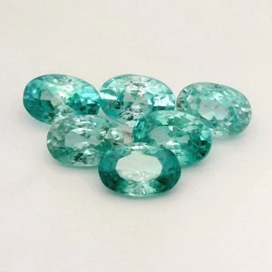 4.40Ct 6 PCS NATURAL BLUE ZIRCON FROM CAMBODIA - Picture 1 of 1