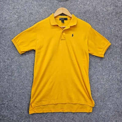 Camisa Polo Ralph Lauren Vintage Niños M 10 Poni Amarillo Huevo Años 90 Preppy EE. UU. Defecto Foto 1 de 4