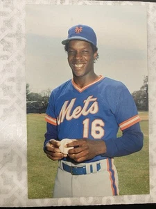 Vintage DWIGHT GOODEN Team Issued Real Photo Postcard! Barry Colla New York Mets - Picture 1 of 2