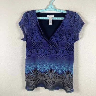 Camiseta Liz Wear Mujer Talla M Mediana Manga Corta Blusa Comodidad Excelente Foto 1 de 4