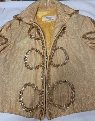 Мужская "Элвис как" 2 изделия золотой костюм театр качества размер 40 - Изображение 1 из 4