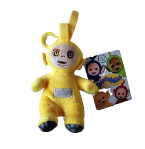 Teletubbies Laa Laa 6" Clip On Plush Toy Brand New With Tags - Picture 1 of 1