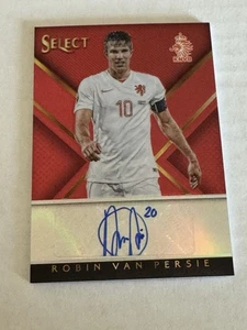 2015-16 Panini Select Robin van Persie Select Signatures Red Auto 03/10 - Picture 1 of 2