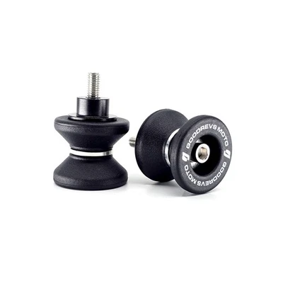 Carretes basculantes Goodrevs™ M6 soporte de paddock bobinas POM aptas para Yamaha Ducati Aprilia Foto 1 de 4
