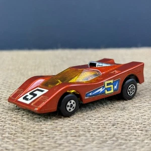 VINTAGE 1971 LESNEY MATCHBOX SUPERFAST NO.7 HAIRY HUSTLER RED TOY RACING CAR - Picture 1 of 5