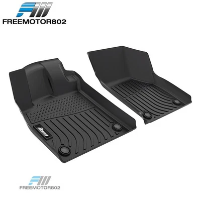 For 16-23 Audi TT/TTS Floor Mats TPE Carpets 3D All Weather Custom Boot Liner - Image 1 of 4