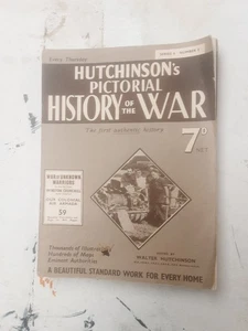 HUTCHINSONS PICTORIAL HISTORY OF THE WAR BOOKLETS - Picture 1 of 1