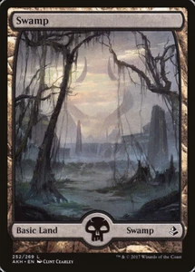MTG Magic AKH Amonkhet - 1x EN NM 252 C Swamp (Full Art) - Picture 1 of 1