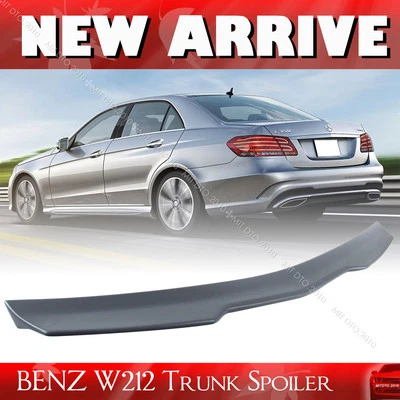 Fit For Mercedes Benz E W212 Sedan V Style Trunk Spoiler E63 E400 Painted Color - Image 1 of 4