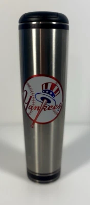 New York Yankees MLB Dugout Mug “Swig For The Fences” 20 Oz SS Drink Bottle - Image 1 of 4