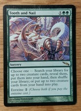 MTG Magic The Gathering - Tooth and Nail - Mirrodin