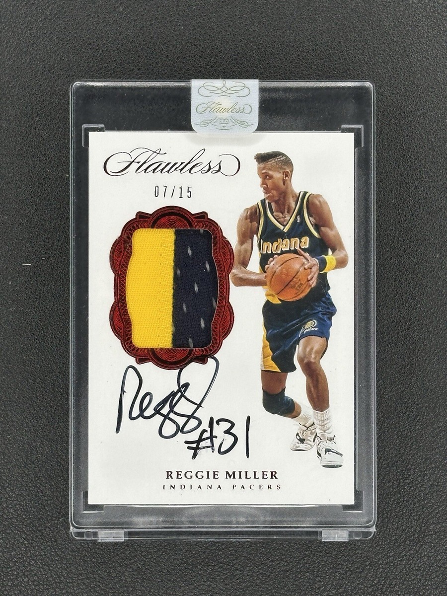 Reggie Miller Basketball Autographed Sports Trading Cards 