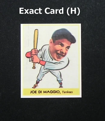 JOE DIMAGGIO 1938 GOUDEY GUM COMPANY Reprint Card #250 _ Exact Card (H) - Image 1 of 2