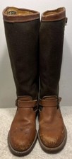 Chippewa Snake Boots Men Size 7 M Brown Leather 16 Inch Hunting Style L23913