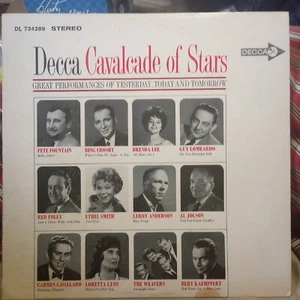 Decca CAVALCADE of STARS: Bing Crosby, Brenda Lee, Al Jolson, Loretta Lynn - Picture 1 of 5