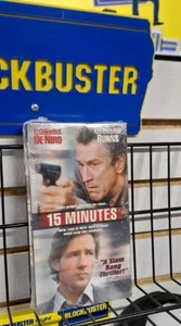 📼 15 Minuten VHS Videorecorder Videoband gebraucht Blockbuster Film Robert DeNiro 🍿 - Bild 1 von 3