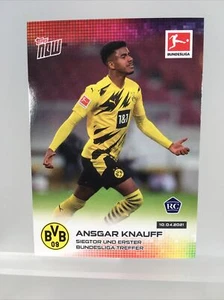 Seltene deutsche Version Ansgar Knauff, Dortmund, Bundesliga Topps Now Karte #164 - Bild 1 von 2