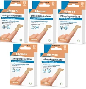 50 Fingerkuppenpflaster Fingerpflaster Pflaster Fingerverband 2 Größen MHD 2028 - Bild 1 von 5