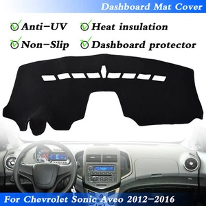 Tape de tablero cubierta de tablero Dashmat para Chevrolet Sonic Aveo 2012 - 2015 2016 A - Imagen 1 de 7