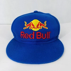 Red Bull Classic Fitted New Era Wool Blend Royal Blue Hat Cap 7 3/8 READ - Picture 1 of 21