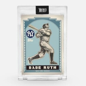 Topps Project100 Card 80 - Babe Ruth by Mike Willcox -On Hand