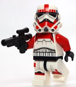 Lego Star Wars Shock Trooper Stormtrooper Minifig with Blaster - Picture 1 of 3