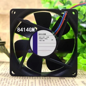 Used tested ebmpaps 8414GM 24V 1.2W 80X80X25MM Heat resistant fan Cooling Fan - Picture 1 of 5
