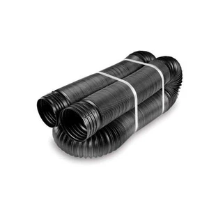 FLEX-Drain 4-in 25-ft Corrugated Perforated Pipe Flexible Durable New - Picture 1 of 4