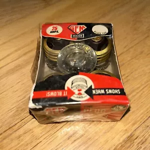 5 FUSIBILI GEMME 25 AMPERE. n. 400 fusibili a spina NOS - Foto 1 di 7